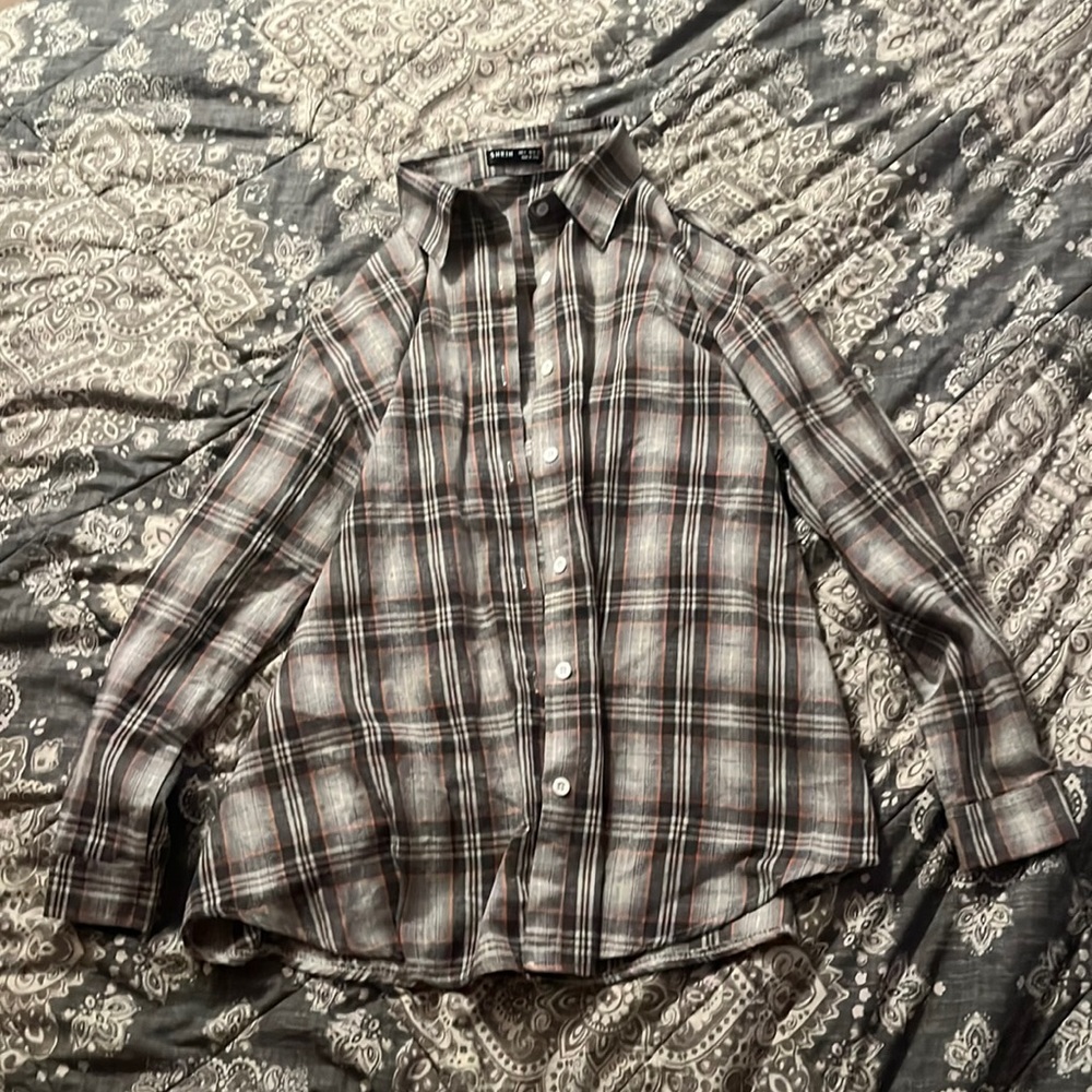 SHEIN Gray Flannel